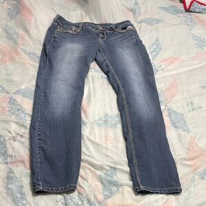 Maurices Women's Straight Leg Blue Jeans